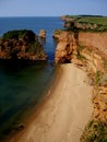 Ladram Bay in England Royalty Free Stock Photo