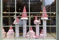 Laduree Patisserie Macaron Shop Window Display at Madeleine Square, Paris, France