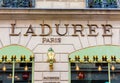 Laduree store on the Champs-Elysees Avenue. Paris, France.