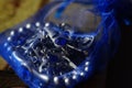 Lady blue jewel pack Royalty Free Stock Photo