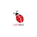 lady bug logo template vector illustration icon Royalty Free Stock Photo