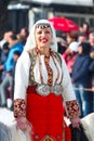 Lady in bulgarian traditional costume