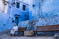 The lady at Chefchaouen, Morocco