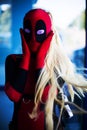 Lady Deadpool Royalty Free Stock Photo