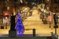 Lady Foreward decorates a Christmas Tree on Christmas Eve