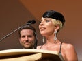 Lady Gaga at premiere of A Star Is Born at Toronto International Film Festival 2018 Royalty Free Stock Photo