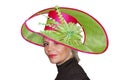 Lady with hat Royalty Free Stock Photo