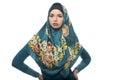 Lady in Hijab Looking Confident