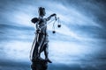 Lady Justice in Frankfurt, Germany Royalty Free Stock Photo
