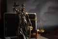 Lady Justice isolated on