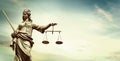 Lady Justice moral judicial system Royalty Free Stock Photo