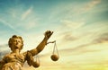Lady Justice moral judicial system Royalty Free Stock Photo