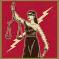 Lady Justice Propaganda