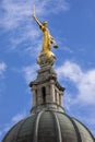 Lady Justice Statue at The Old Bailey in London Royalty Free Stock Photo