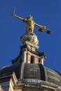 Lady Justice Statue at the Old Bailey Royalty Free Stock Photo