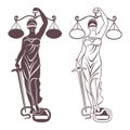 Lady justice Themis