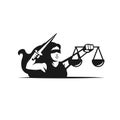 lady justice themis logo icon