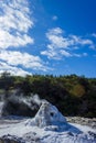 Lady Knox Geyser, Wai-O-Tapu Thermal Wonderland, Rotorua, New Zealand Royalty Free Stock Photo