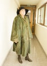 Lady in mink furcoat Royalty Free Stock Photo