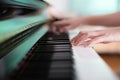 Lady playing piano