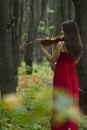 Lady in Red Royalty Free Stock Photo