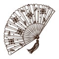 Lady's fan.