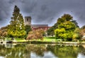 Lady St Mary church Wareham Dorset historic market town Dorset situated on the River Frome in colourful HDR