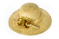 Lady Straw Hat With Flower Royalty Free Stock Photo