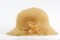 Lady Straw Hat With Flower Ribbon