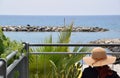 Lady with straw hat