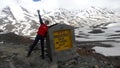 Himachal Pradesh, India : June 13,2017 :- Baralachala Pass Altitude 4850m sign photo Royalty Free Stock Photo