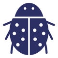Ladybird  Isolated Vector Icon which can be easily modified or edited as you want Royalty Free Stock Photo