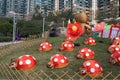 Ladybird lanterns in Tung Chung