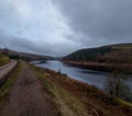 Ladybower Reservoir, National Park Peak District in UK, 2023 March Royalty Free Stock Photo