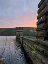 Ladybower Reservoir, National Park Peak District in UK, 2023 March Royalty Free Stock Photo