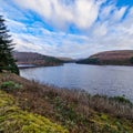 Ladybower Reservoir, National Park Peak District in UK, 2023 March Royalty Free Stock Photo