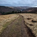 Ladybower Reservoir, National Park Peak District in UK, 2023 March Royalty Free Stock Photo