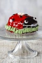 Ladybug cake Royalty Free Stock Photo