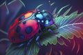 Ladybug. Generative AI Royalty Free Stock Photo