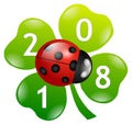 Ladybug shamrock 2018 sylvester symbol