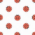 Ladybugs seamless