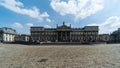 Laeken, Brussels - Belgium - Landscape view over the Royal Palace, the Kings residence during the yearly spring opening