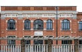 Laeken, Brussels Capital Region, Belgium, Facade of a former school for inland navigation, now a high school