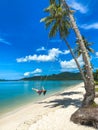 Laem Had paradise Beach in Koh Yao Yai, island in the andaman sea between Phuket and Krabi Thailand Royalty Free Stock Photo