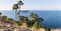 Laem Phromthep Viewpoint (Phromthep Cape Viewpoint) in Phuket, Royalty Free Stock Photo