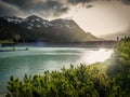 At the Laengental reservoir in Kuehtai, Tyrol