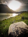 At the Laengental reservoir in Kuehtai, Tyrol