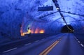 Laerdal Tunnel Norway Royalty Free Stock Photo