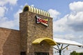 Lafayette, IN - Circa July 2016: Sonic Drive-In Fast Food Location. Sonic is is a Drive-In Restaurant Chain I Royalty Free Stock Photo