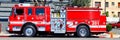 LAFD Los Angeles Fire Department Truck - Los Angeles, California Royalty Free Stock Photo